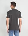 Flying Machine Appliqued Pique Polo Shirt