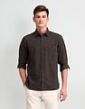 Arrow Sport Tailored Fit Herringbone Shirt