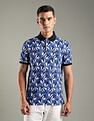 Tommy Hilfiger Printed Regular-Fit Cotton Polo Shirt