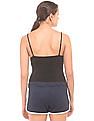 Aeropostale Shelf Bra Solid Bodysuit