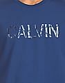 Calvin Klein Men Navy Slim Fit Logo T-Shirt
