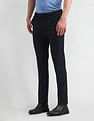 Arrow Slim Fit Mid Rise Trousers