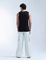 Flying Machine Mid Rise Relaxed Tapered Fit Cargos