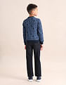 U.S. Polo Assn. Kids Boys Brand Printed Regular Fit Sweatshirt