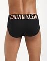 Calvin Klein Underwear Solid Multi Low Rise Briefs - Pack Of - 3