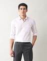 Arrow Textured Manhattan Slim Fit Shirt