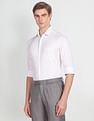 Arrow Geometric Print Cotton Dobby Shirt
