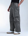 Flying Machine Mid Rise Cobain Loose Fit Parachute Trousers