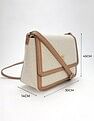 Tommy Hilfiger Solid Brown Polyester Sling Bags