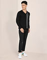 U.S. Polo Assn. V-Neck Vertical Stripe Sweater