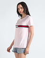 Tommy Hilfiger Crew Neck Cotton Madison T-Shirt