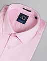 AD by Arvind Pure Cotton Solid Sateen Shirt