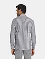 U.S. Polo Assn. Spread Collar Striped Casual Shirt