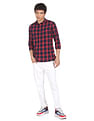 Flying Machine Tartan Check Twill Shirt