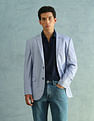 Arrow Slim Fit Smart Knit Blazer