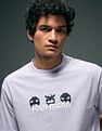 Flying Machine Graphic Printed Digitopia Relaxed T-Shirt