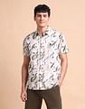 U.S. Polo Assn. Denim Co. Abstract Printed Slim Fit Shirt
