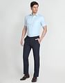 Arrow Short Sleeve Self Design Formal Shirt