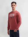 U.S. Polo Assn. Denim Co. Crew Neck Brand Printed Sweatshirt