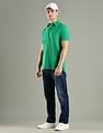 Tommy Hilfiger Solid Regular Fit Cotton Polo T-Shirt