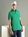 Tommy Hilfiger Solid Regular Fit Cotton Polo T-Shirt