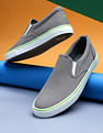 Flying Machine Solid Canvas Cezar 3.0 Slip On Shoes