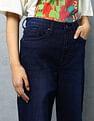 Flying Machine Women High Rise Stone Wash Straight Fit Jeans