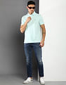 Tommy Hilfiger Regular Fit Heathered Polo Shirt