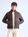 Flying Machine Regular Fit Solid Casual Jacket