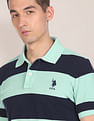 U.S. Polo Assn. Pique Striped Polo Shirt