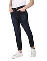 Flying Machine Stone Wash Slash Slim Tapered Fit Jeans