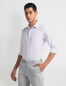 Arrow Horizontal Stripe Slim Fit Shirt