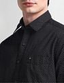 Arrow Sport Geometric Print Twill Shirt