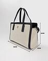 Tommy Hilfiger Solid Blue Polyester Hand Bags