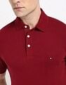 Tommy Hilfiger Solid Slim-Fit Cotton Polo Shirt