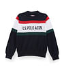 U.S. Polo Assn. Kids Boys Patterned Knit Sweater