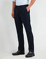 Arrow Newyork Slim Fit Solid Trousers