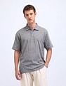 Flying Machine Abstract Relaxed Fit Polo Shirt
