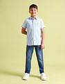 U.S. Polo Assn. Kids Boys Short Sleeve Chambray Shirt
