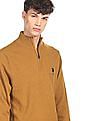 U.S. Polo Assn. High Neck Solid Sweater
