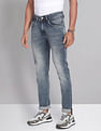 AD by Arvind Skinny Fit Stone Wash Jeans