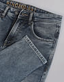 AD by Arvind Skinny Fit Stone Wash Jeans
