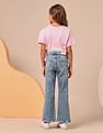 U.S. Polo Assn. Kids Girls Mid Rise Bootcut Jeans
