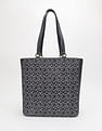 Tommy Hilfiger Logo Blue Polyester Tote Bag