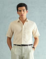 Arrow Cotton Linen Regular Fit Shirt