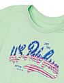 U.S. Polo Assn. Kids Crew Neck Brand Print T-Shirt