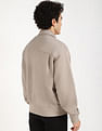 Calvin Klein Jeans Solid Relaxed-Fit Cotton Sweatshirt