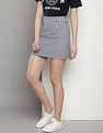 Tommy Hilfiger Sustainable Gingham Mini Skirt