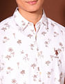 U.S. Polo Assn. Denim Co. Tropical Printed Working Holiday Shirt