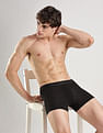 Calvin Klein Underwear Black Solid Mid Rise Trunk
